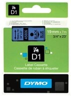 DYMO Beschriftungsband 45806 Schriftband blau/schwarz