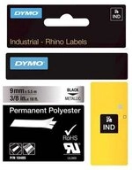 DYMO Beschriftungsband Schriftbandkassette permanent Polyester 5,5mx9mm