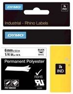 DYMO Beschriftungsband 1805442 Schriftband vinyl schwarz/wei&szlig;