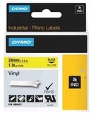DYMO Beschriftungsband 1805431 Schriftband vinyl schwarz/gelb
