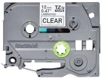 Brother Beschriftungsband TZe-131S schwarz auf transparent Schriftband