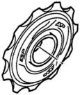 SRAM Schaltung SRAM Schaltrollen-Set 8/9-fach X.0/X.9 kurzer K&auml;fig - Pr&auml;zise