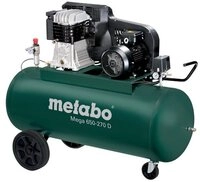 metabo Kompressor Mega 650-270 D, 4000 W, max. 11 bar, 270 l