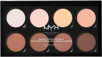 NYX PROFESSIONAL MAKEUP Highlighter HIGHLIGHT & CONTOUR PRO PALETTE, 3-in-1