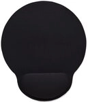 MANHATTAN Mauspad Manhattan Mauspad Schaumstoff mit Handballenauflage schwarz...