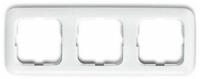 Busch-Jaeger Abdeckplatte Busch-Jaeger Rahmen 3-fach aws, senk.+ waager....