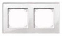 merten Klemmen Merten Rahmen Glas 2f.bril/ws 489219