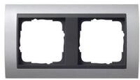 GIRA Gira Abdeckrahmen 2f. alu f.anth.ZL,bruchsich. 021206 Installationskabel