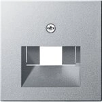 GIRA Steckdose GIRA 027026 Abdeckung UAE/IAE+Netzwerk System 55 Farbe Alu