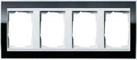 GIRA Abdeckrahmen GIRA 0214733 Abdeckrahmen 4fach Zwischen rahmen RW gl.