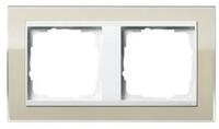 GIRA Klemmen Gira Abdeckrahmen 2fach 0212773