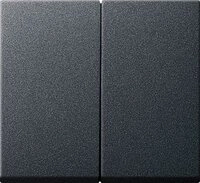 GIRA Schalter GIRA 029528 Wippe 2fach System 55 Anthrazit