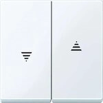 merten Schalter Wippe f.Rollladenschalter/ taster aktivwei&szlig; gl&auml;nzend System M