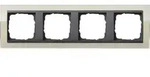 GIRA Klemmen Gira Abdeckrahmen 4fach 0214778