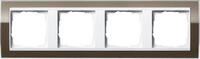 GIRA Klemmen Gira Abdeckrahmen 4fach 0214763