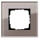 GIRA Abdeckplatte Gira Abdeckrahmen 1fach Esprit Glas Umbra 0211122