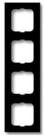 Busch-Jaeger Busch-Jaeger Rahmen 4-fach schwarz matt, f.lin. 1724-885K