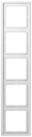 JUNG Jung Rahmen 5-fach aws waage/senkrecht LS 985 WW Installationskabel