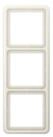 JUNG Jung Rahmen 3-fach ws waage/senkrecht CD 583 W Installationskabel