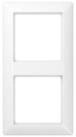 JUNG Schalter Jung Rahmen 2-fach aws waage/senkrecht AS 582 WW