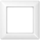 JUNG Jung Rahmen 1-fach aws waage/senkrecht AS 581 WW Installationskabel