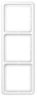JUNG Jung Rahmen 3-fach aws waage/senkrecht CD 583 WW Installationskabel