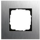 GIRA Abdeckplatte Gira Abdeckrahmen 1fach edelstahl 0211219