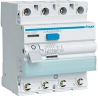 Hager Schalter Hager FI-Schutzschalter 4pol. 25A/30mA, 6kA CDA425D