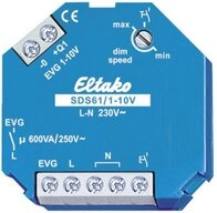 Eltako Drehdimmer 1-10V-Steuer-Dimmschalter 1-10V f&uuml;r EVG. 1 Schlie&szlig;er nicht