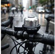 Cateye Fahrradklingel Cat Eye Klingel PB-1000 Wind Bell schwarz silber
