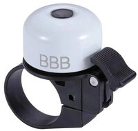 BBB Fahrradklingel BBB Klingel Loud&Clear 31.8 - 22.2mm weiss