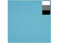 walimex Hintergrundtuch Stoffhintergrund 2,85x6m, türkisblau