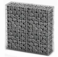 vidaXL Gartenzaun Steinkorb Gabione mit Deckeln Verzinkter Draht 100&times;100&times;30 cm,
