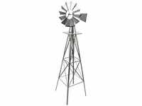 STILISTA Windrad Windmühle US-Style Deko-Windspiel Gartendeko, Höhe 245 cm,