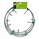 Siena Garden Rankhilfe Staudenring 3er Pack 25-40 cm Durchmesser verstellbar