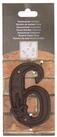 esschert design Briefkasten Gusseiserne Hausnummer "6" Robust, Rustikal und...
