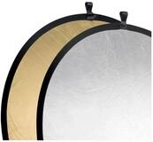 walimex Blitzlichtreflektoren Faltreflektor gold/silber, &Oslash;107cm