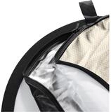 walimex Blitzlichtreflektoren 5in1 Faltreflektor Set wavy, 56cm