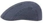 Stetson Flat Cap (1-St) Organic Cotton Cap mit Schirm blau S (54-55 cm)