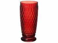 Villeroy & Boch Cocktailglas Boston coloured Longdrink red 0,4 l, Bleikristall...