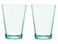 IITTALA Glas Kartio Wassergrün 400 ml, Glas