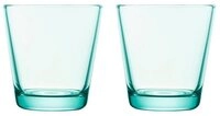 IITTALA Glas Kartio Wassergr&uuml;n 210 ml, 2-tlg., Glas