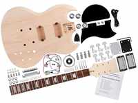 Rocktile E-Gitarre Do-it-yourself" DIY Bausatz, Double Cut, Korpus: Mahagoni -...