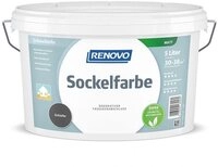 Renovo Wandfarbe Renovo Sockelfarbe matt 5,0 Ltr. Schiefer