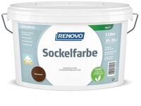 Renovo Wandfarbe Renovo Sockelfarbe matt 5,0 Ltr. Havanna