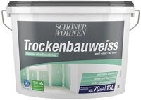 SCH&Ouml;NER WOHNEN FARBE Wandfarbe Sch&ouml;ner Wohnen Trockenbauweiss 10,0 Ltr.