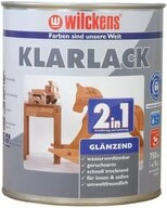 Wilckens Farben Klarlack Klarlack 2in1 gl&auml;nzend, 750 ml, Grundierung und Lackierung