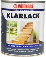 Wilckens Farben Klarlack Kunstharz Lack hochgl&auml;nzend f&uuml;r Innen + Au&szlig;en, 750...
