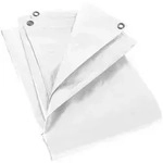 Zill Schutzplane Gewebeplane wei&szlig; 180g, m2 verschiedene Abmessungen (1 St&uuml;ck)...