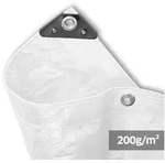 NOOR Schutzplane SUPER, Abdeckplane f&uuml;r einen zuverl&auml;ssigen Schutz wei&szlig; 300...